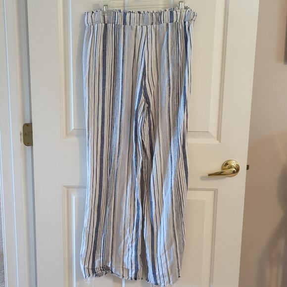 EUC Rewash Flowy Linen Blend Pants, M - Picture 5 of 7